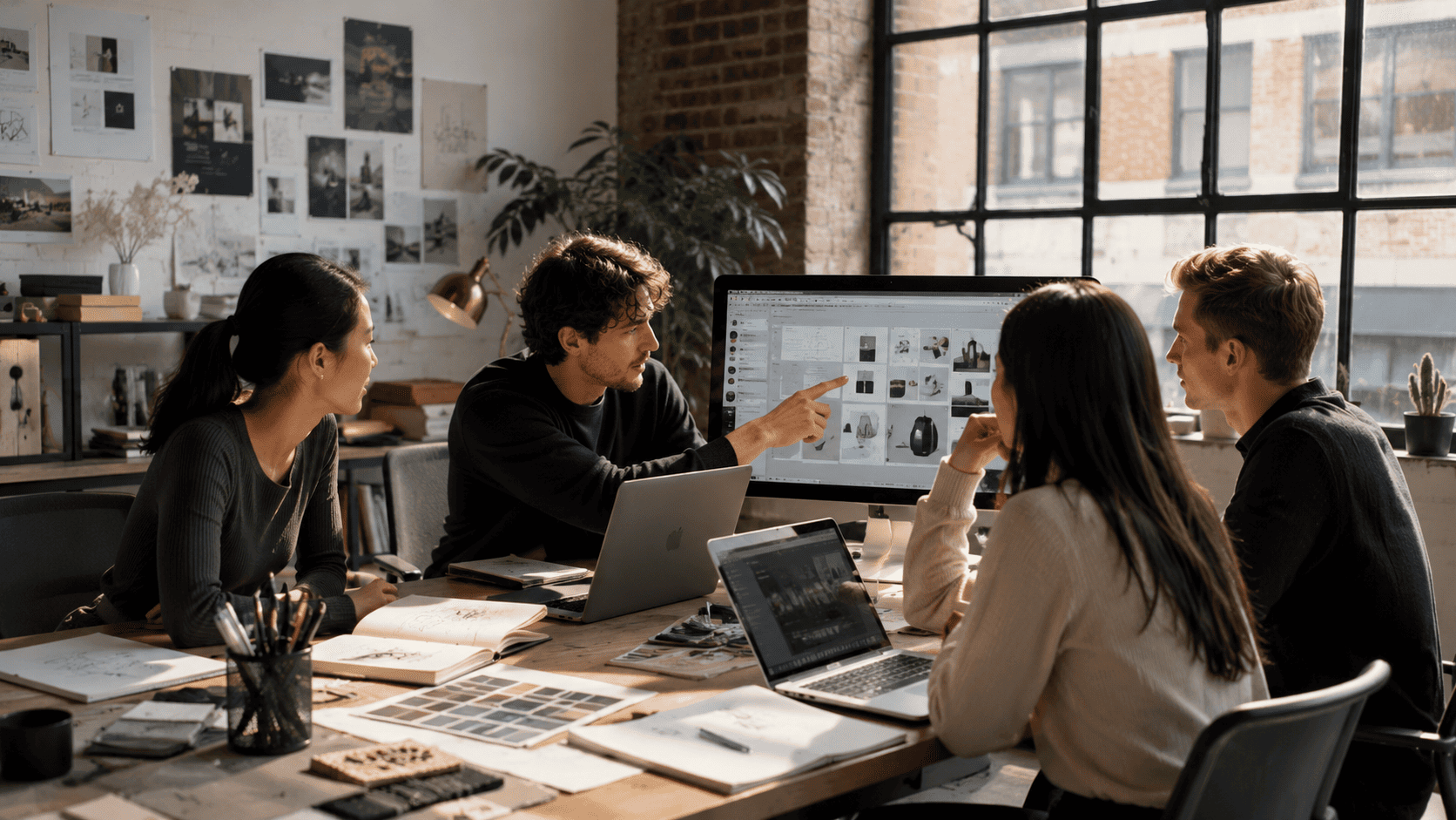 Team of Shopify experts working on advanced ecommerce solutions to upgrade a client's online store with the latest Shopify technology and features.